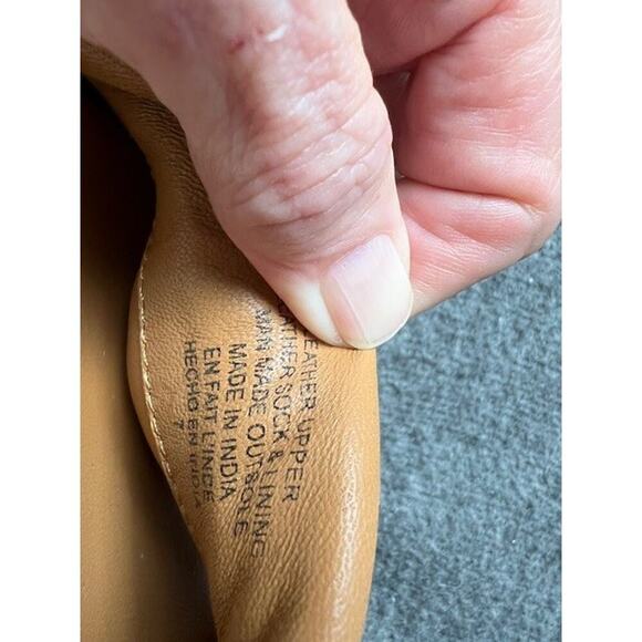 Women's Tan Seychelles Camel Puffy Strap Slip on Slides Sandals sz 7 - Picture 4 of 6